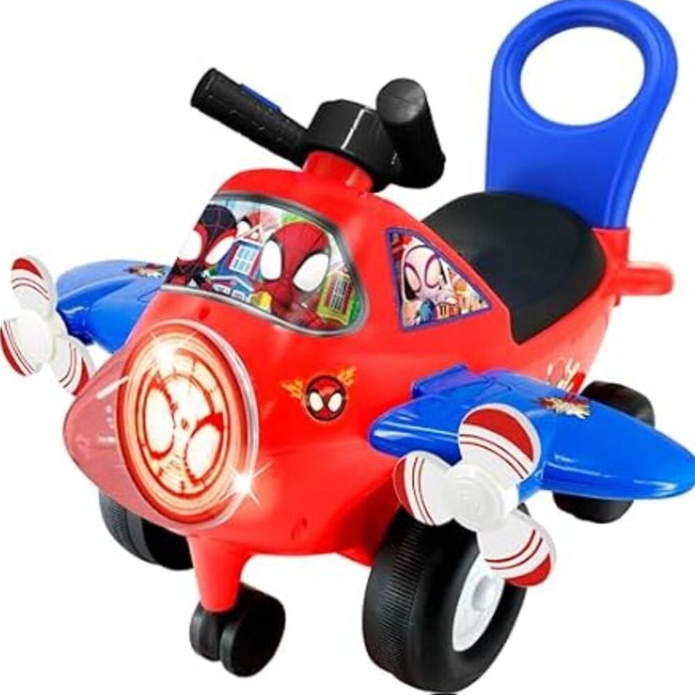 Marvel Spidey & His Amazing Friends Lights 'n' Sounds Plane by Kiddieland